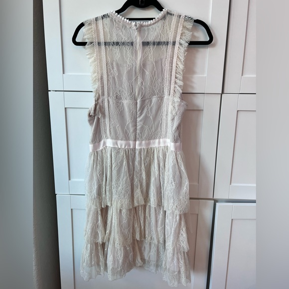 Chelsea & Violet Ivory/blush lace dress - Picture 8 of 9